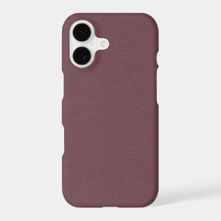 Burgundy Faux Flannel iPhone 17 Case