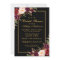 Burgundy Floral Black Gold Bridal Shower