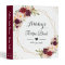 Burgundy Floral Geometric Bridal Shower Recipe
