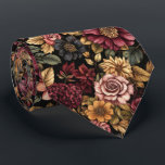Burgundy Floral Pattern Neck Tie<br><div class="desc">Elevate your look with this necktie featuring a beautiful burgundy floral pattern. Ideal for adding a touch of sophistication to any outfit, it’s perfect for formal events, weddings, or business wear. A stylish and versatile accessory for both special occasions and everyday elegance.</div>