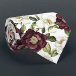 Burgundy  Floral Pattern  Neck Tie<br><div class="desc">Add a sophisticated touch to your outfit with this necktie featuring a beautiful burgundy floral pattern. Perfect for weddings,  formal events,  or everyday elegance,  it elevates any look with its timeless charm. Ideal for gifting or adding flair to your wardrobe.</div>