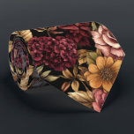 Burgundy  Floral Pattern  Neck Tie<br><div class="desc">Elevate your look with this necktie featuring a beautiful burgundy floral pattern. Ideal for adding a touch of sophistication to any outfit,  it’s perfect for formal events,  weddings,  or business wear. A stylish and versatile accessory for both special occasions and everyday elegance.</div>