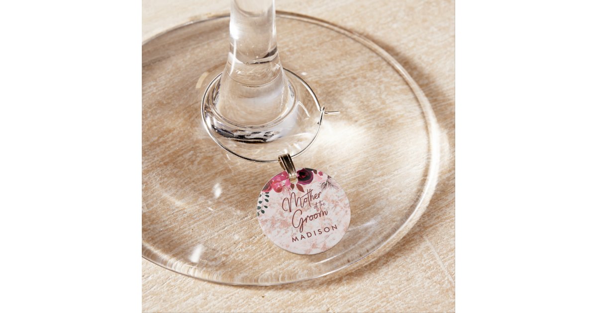 Wine Glass Name Tags Wedding, Wine Glass Markers Name