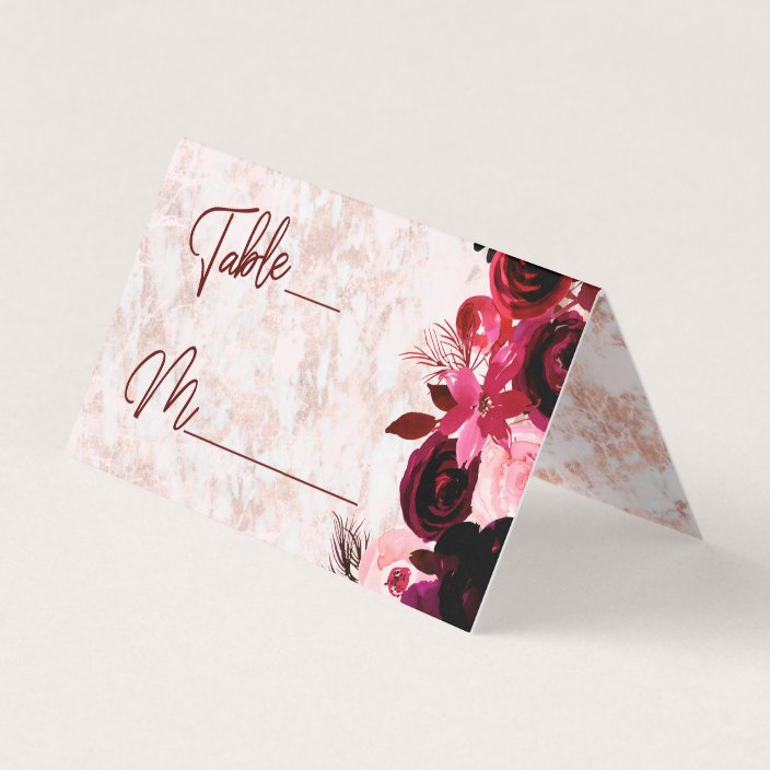 table number place cards
