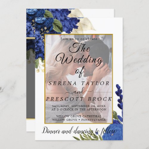 Burgundy Floral Vellum Wedding Invitation