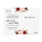 Burgundy Florals, Wedding Invitation Postponed