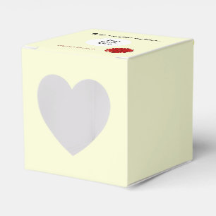 Burgundy Flower Ribbon Template by Kenneth Yoncich Favor Boxes
