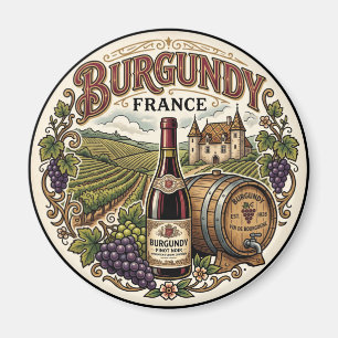 Burgundy France Magnet
