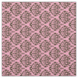 Burgundy Frosted Orchid Damask Fabric