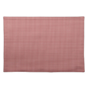 Burgundy Gingham-COTTON PLACEMAT