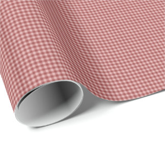 Burgundy Gingham-GIFT WRAPPING PAPER