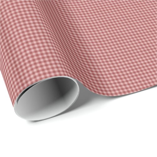 Burgundy Gingham_GIFT WRAPPING PAPER