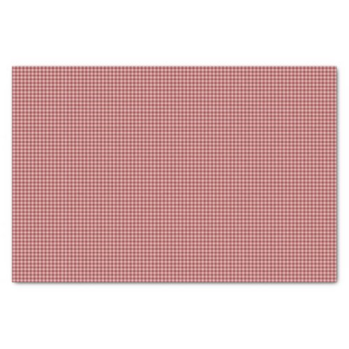 Burgundy Gingham_TISSUE WRAPPING PAPER