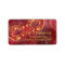 Burgundy Gold Masquerade Wedding Address Label