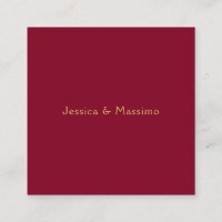 Burgundy Gold Professional Trendy Minimalist Names