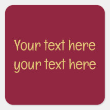 Burgundy Gold Professional Trendy Minimalist Text