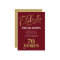 Burgundy Gold White 70th Birthday Party