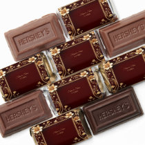 Burgundy Golden Flowers Hershey's Miniatures