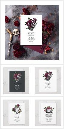 Burgundy Gothic Party Suite