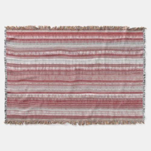 burgundy grey stripes ash maroon pattern throw blanket