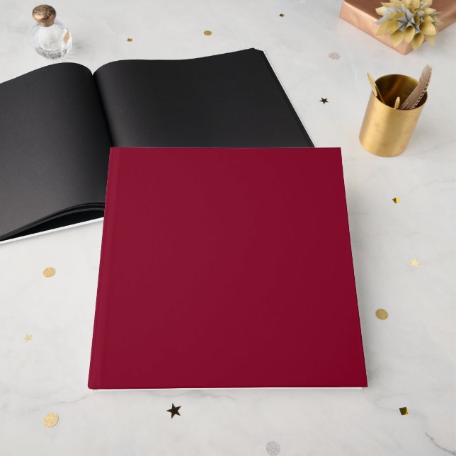 Burgundy Guest Book (Front Open)