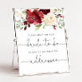 Burgundy help the busy bride Address an Envelope Poster