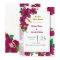 burgundy hibiscus flowers rose save the date