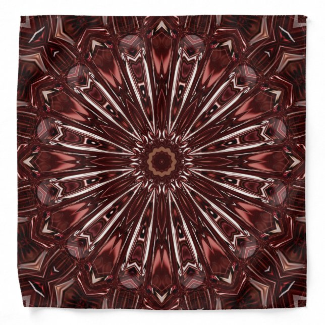 Burgundy Holiday Bandana (Front)