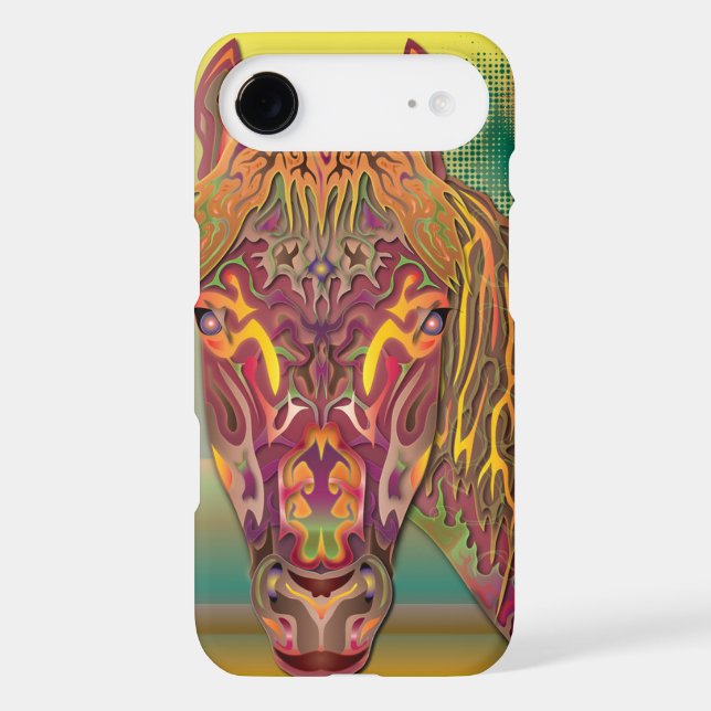 Burgundy Horse Case-Mate iPhone Case (Back)