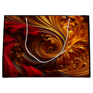 Burgundy It's a Wrap  Large Gift Bag