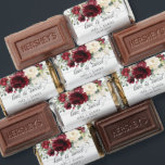 Burgundy Ivory Roses Floral Wedding Love is Sweet Hershey's Miniatures<br><div class="desc">These Hershey's Miniature Chocolate Bars are the perfect favors for wedding and bridal shower!  Featuring pretty burgundy,  ivory floral and greenery with a "love is sweet" heading.  Matching items available in store!  (c) The Happy Cat Studio.</div>