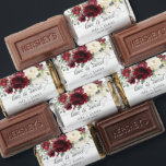 Burgundy Ivory Roses Floral Wedding Love is Sweet Hershey's Miniatures<br><div class="desc">These Hershey's Miniature Chocolate Bars are the perfect favors for wedding and bridal shower!  Featuring pretty burgundy,  ivory floral and greenery with a "love is sweet" heading.  Matching items available in store!  (c) The Happy Cat Studio.</div>