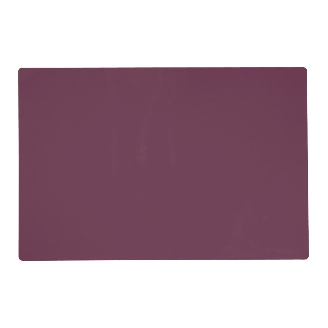 Burgundy Laminated Placemat (Front)