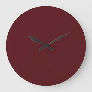 Burgundy Large Clock