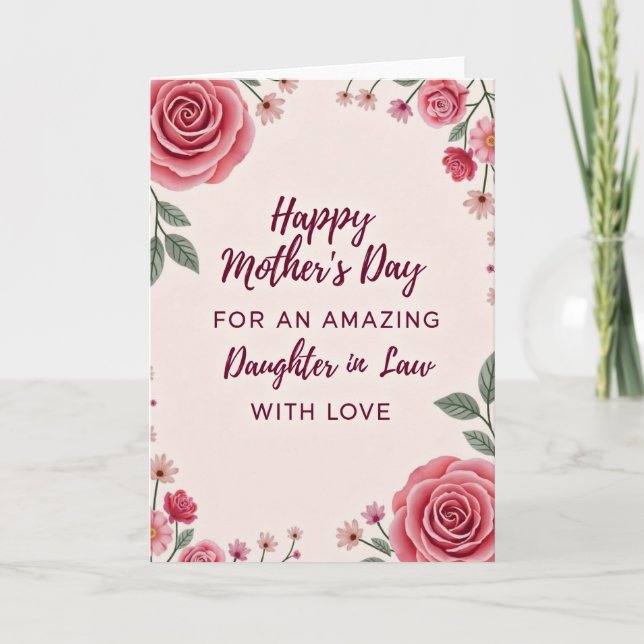 Burgundy Lettered Love Card (Front)