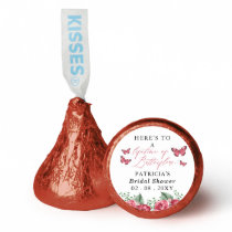 Burgundy Lifetime of Butterflies Bridal Shower Hershey®'s Kisses®