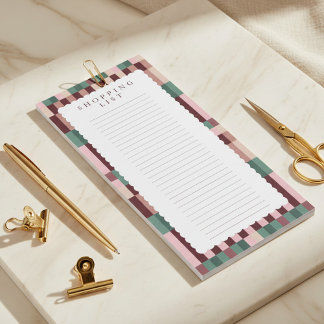 Burgundy Magnetic Notepad for Gifting