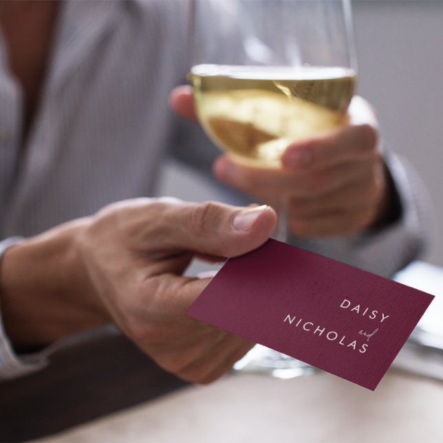 Burgundy Maroon Accountant Lawyer All Professional Business Card (Creator Uploaded)