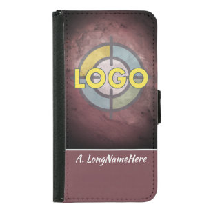 Burgundy Maroon Luxury Brand Executive Office Samsung Galaxy S5 Wallet Case