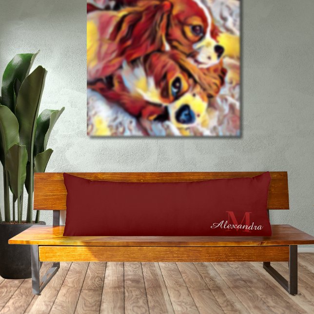 Burgundy Maroon Red Solid color pillow (Creator Uploaded)