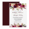 Burgundy Marsala Bohemian Floral Autumn Wedding