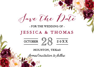 wedding save the date