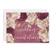 Burgundy Marsala Wedding Rose Pink Roses Floral