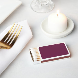 Burgundy Matchboxes for Events & Decor