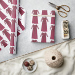 Burgundy Mother of the Bride Groom Wedding Party Wrapping Paper<br><div class="desc">Gift wrap design features an original marker illustration of a burgundy mother-of-the-bride (or groom) wedding party gown.

This illustration is also available on other products,  including coordinating party products and decor. Don't see what you're looking for? Need help with customization? Contact Rebecca to have something designed just for you.</div>