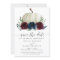 Burgundy Navy Pumpkin Save the Date