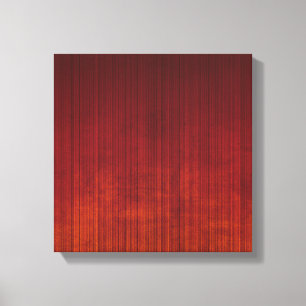 Burgundy Orange Red striped Abstract Canvas Print