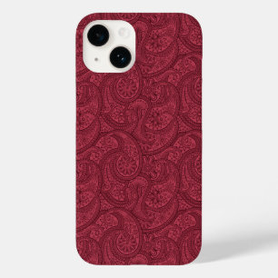 Burgundy Paisley Case-Mate iPhone 14 Case