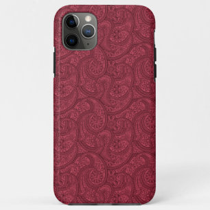 Burgundy Paisley iPhone 11 Pro Max Case