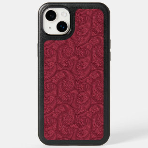 Burgundy Paisley OtterBox iPhone 14 Plus Case